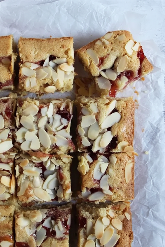 Enhanced Bakewell Blondie Squares
