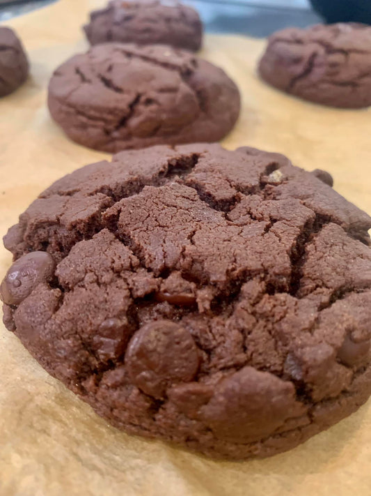 Big Bold Double Chocolate Cookies